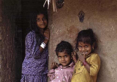 Kids Outside Mud Home