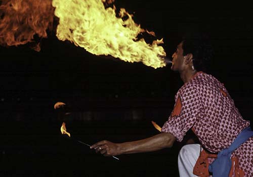 Fire Breathing Man