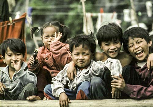 Kids, Palawan Island, The Philippines